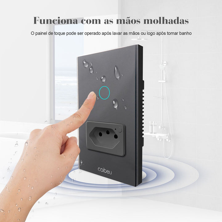 alexa painéis de parede tomada inteligente wi-fi interruptor inteligente