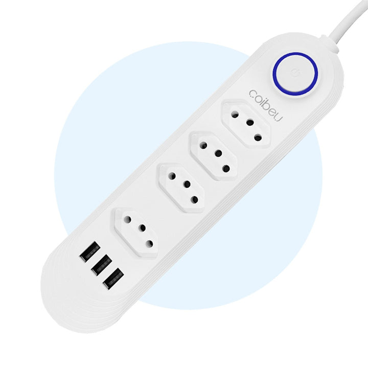 extensão tomada usb filtro de linha para pc do brasil, atenção de tomadas