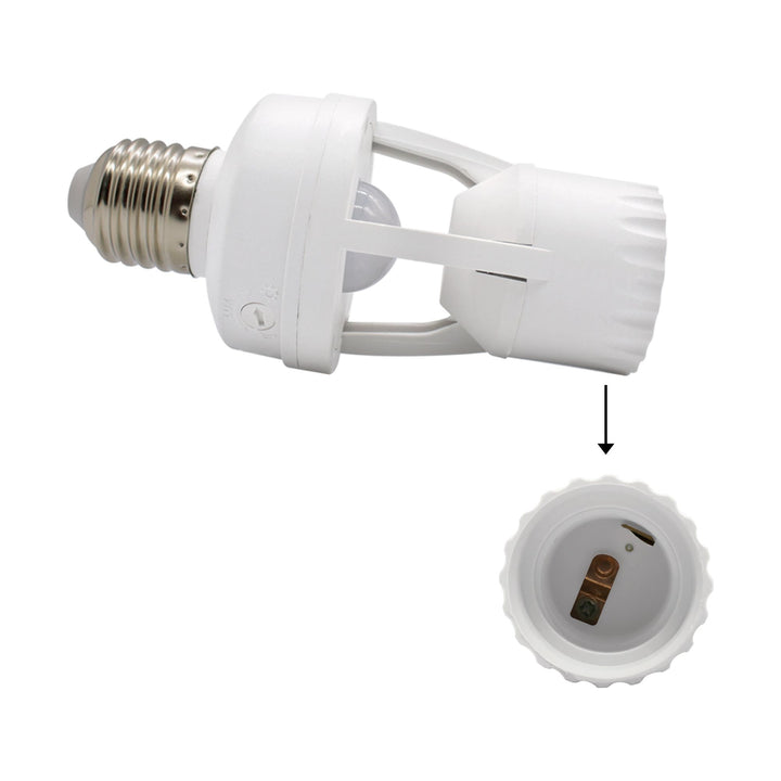 Kit 4 Sensor De Presença Com Fotocélula Para Lâmpada De Soquete E27