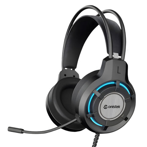 Headset RGB LED flexível para Gamer, Flex P2, USB, FN639