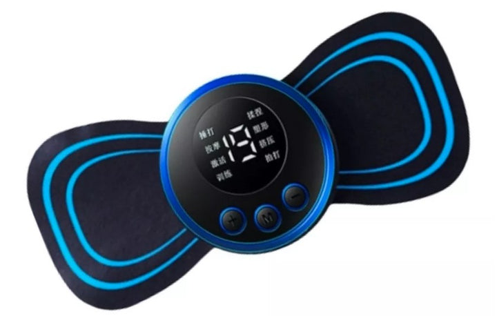 Mini Massageador EMS Estimulador Elétrico De Pescoço Portátil Para Alívio Da dor muscular.