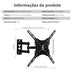 suporte monitor, suporte para tv. PARA TV DE 14" A 55"