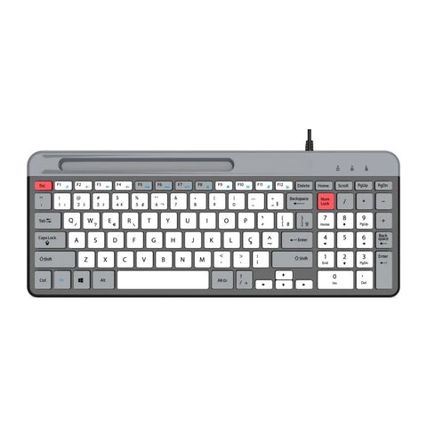 Teclado do computador do PC dos multimídia, ABNT2 silenciador, faca celular