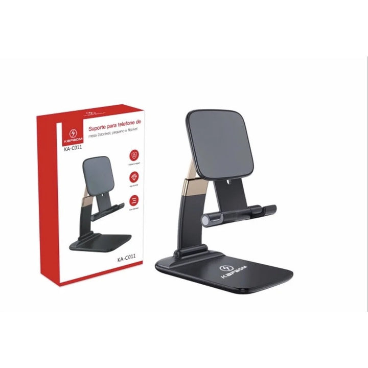 suporte celular de mesa dobrável pequeno compatível com todos os celulares
