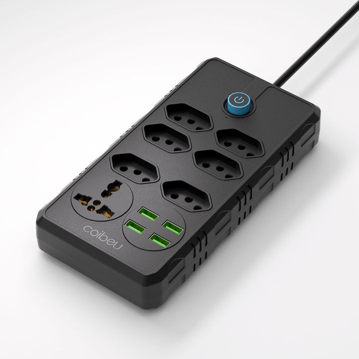 Extensão tomada, Extensão elétrica, Tomada usb, Extensão, regua de de tomada