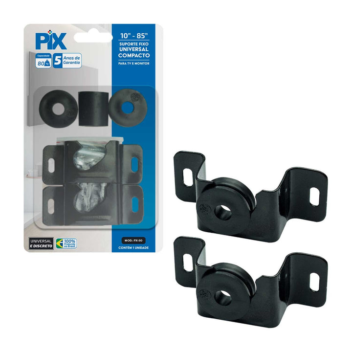 Suporte Compacto Para Tv / Monitor Fixo - 10" Até 85" - 80kg