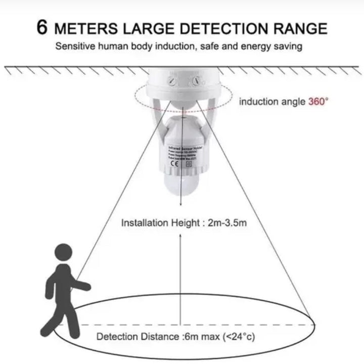 Soquete Com Sensor De Presença Fotocélula Para Lâmpada