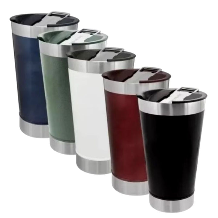 Copo Térmico 473ml Beba Gelado ou Quente com Tampa e Abridor
