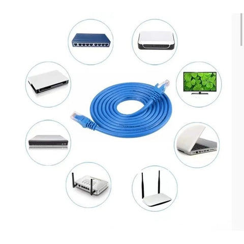 Cabo Ethernet de 15m de comprimento, rj45 cat5e