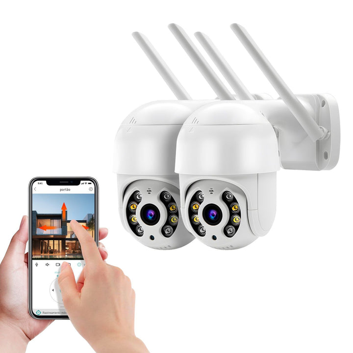 3MP Câmera Icsee Câmeras Vigilância Wifi Câmera de Segurança Monitor