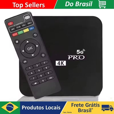 Brasil conversor de tv inteligente caixa de tv digital inteligente 4k 5g android