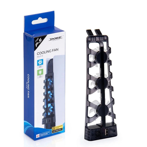 Cooler Ventilador USB com LED para Console PS5 Fácil Instalação