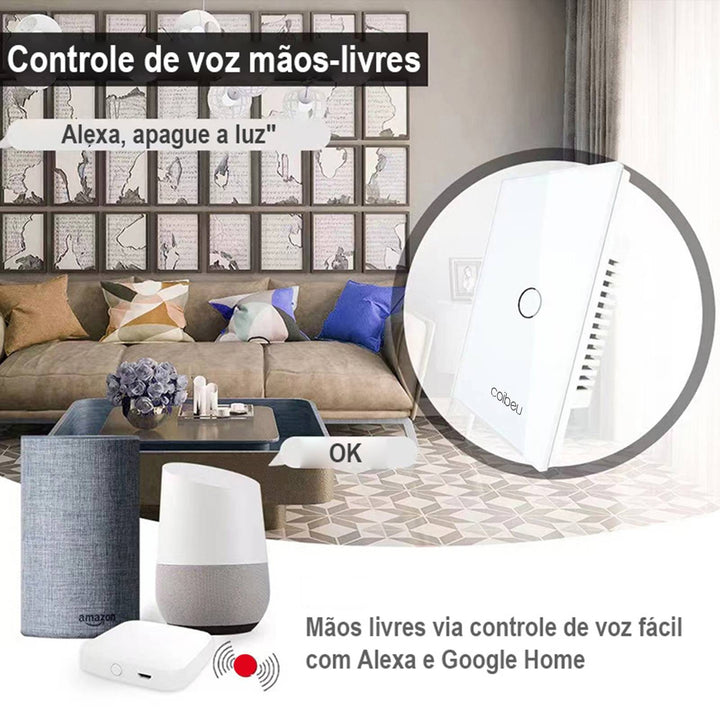 alexa painéis de parede tomada inteligente wi-fi interruptor inteligente