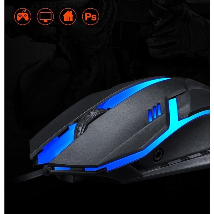 Mouse Gamer ALFA Usb 3200dpi Led Rgb Com Fio JX-M20