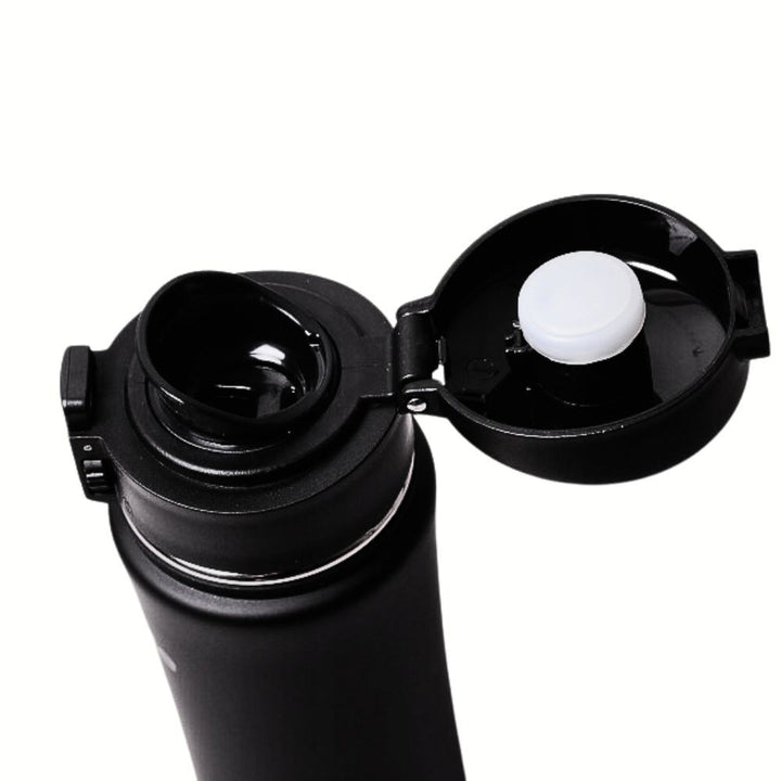 Garrafa Térmica 800ml Preta Garrafa para Café Garrafa para Chá Aço Inoxidável