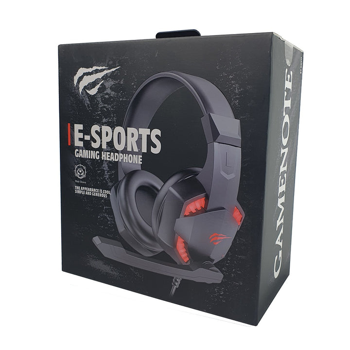Headset Gamer H2032D, Havit Gamenote Preto, Vermelho