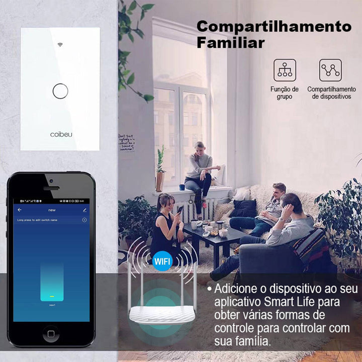alexa painéis de parede tomada inteligente wi-fi interruptor inteligente