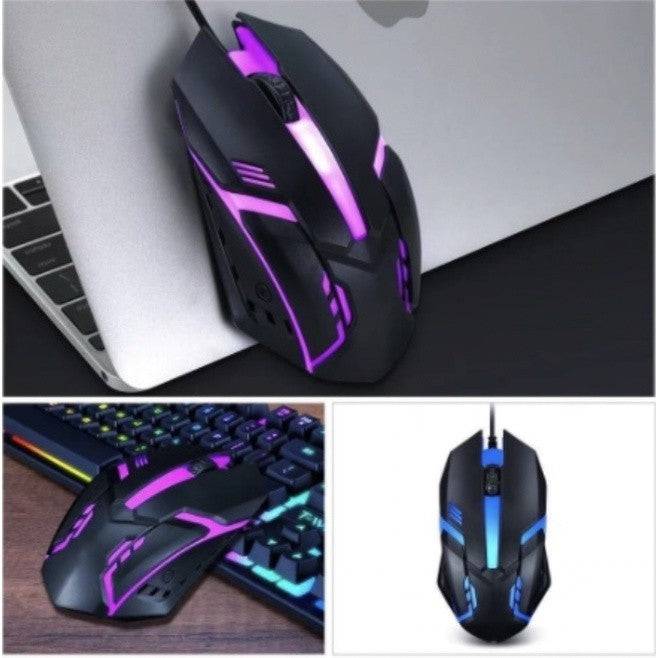Mouse Gamer ALFA Usb 3200dpi Led Rgb Com Fio JX-M20