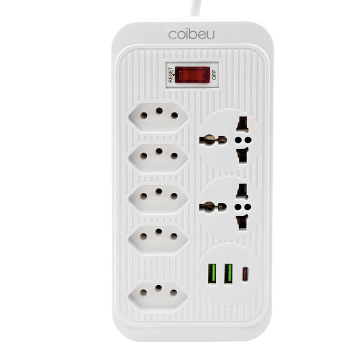 Extensão tomada, Extensão elétrica, Tomada usb, Extensão, regua de de tomada