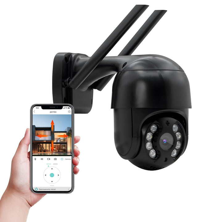 3MP Câmera Icsee Câmeras Vigilância Wifi Câmera de Segurança Monitor