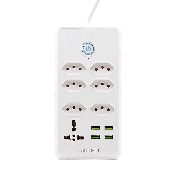 Extensão tomada, Extensão elétrica, Tomada usb, Extensão, regua de de tomada
