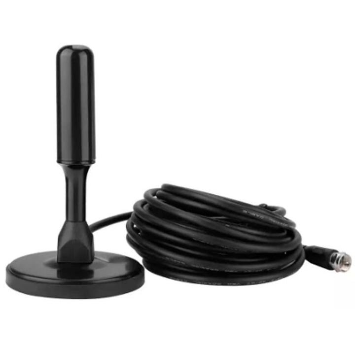 Antena Digital Para Televisão Com Cabo De 5 Metros E Base Magnética Com Imã