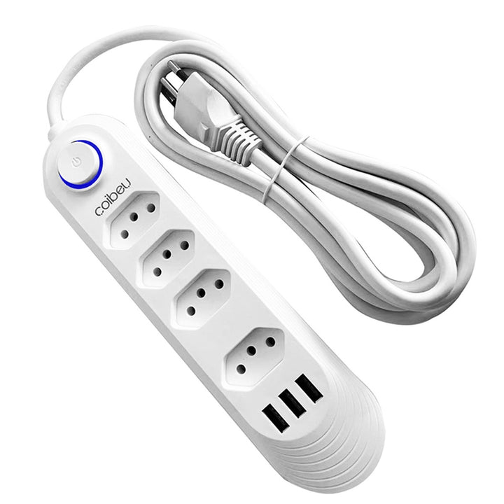 extensão tomada usb filtro de linha para pc do brasil, atenção de tomadas