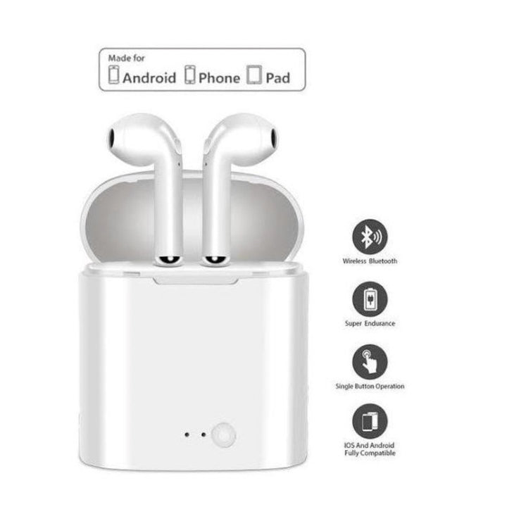 Fone Sem Fio i7S Tws Bluetooth Com Microfone De Alta Qualidade
