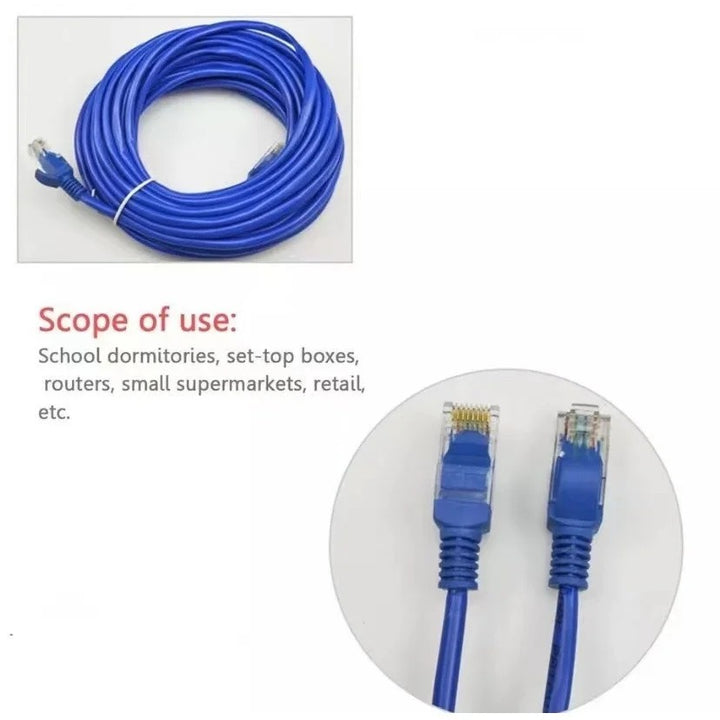Cabo Ethernet de 15m de comprimento, rj45 cat5e