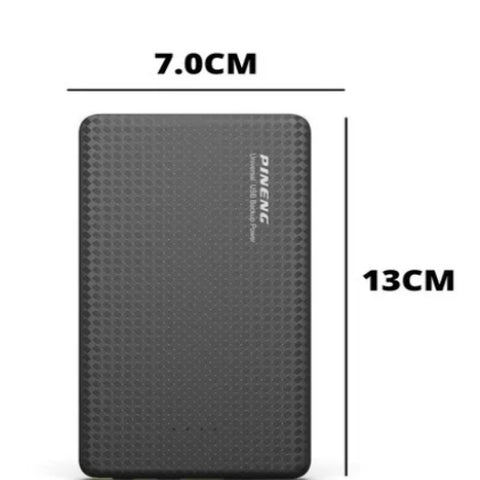 Banco de potência portátil, 10.000mAh, universal, V8, relâmpago